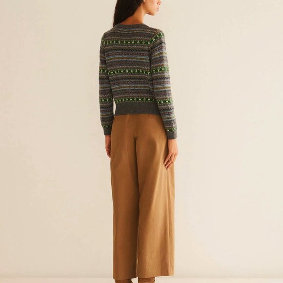 Doen Faustine Cardigan in Dashwood Fair Isle - Picture 2 of 13